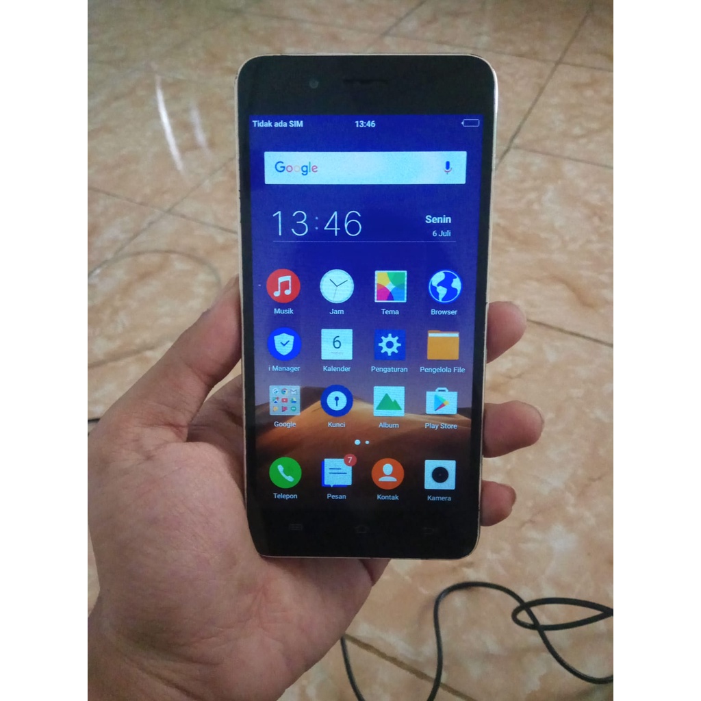 HP Second VIVO Y55 2/16 LCD retak