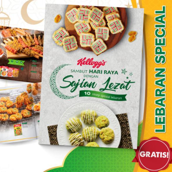 

[KODE BARANG 99] Kelloggs Sahur Special Banana Fruit Corn Flakes 180g Twin Pack - Gratis Buku Resep