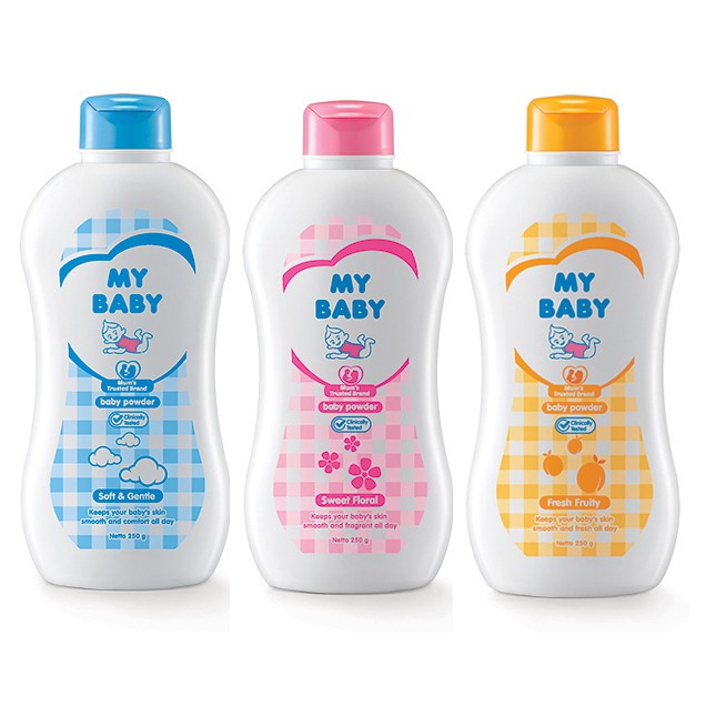 My Baby Powder Soft &amp; Gentle | Sweet Floral | Fresh Fruity | Telon Plus |