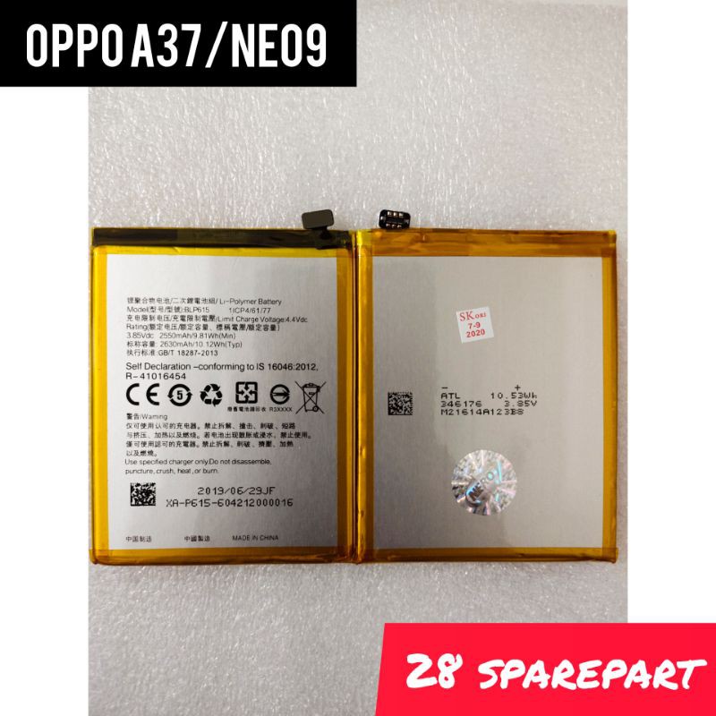 BATERAI/BATRE BLP615 OPPO A37/NEO9 ORIGINAL