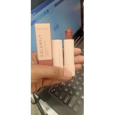 wardah lipstik Korean edition sunkised jeju