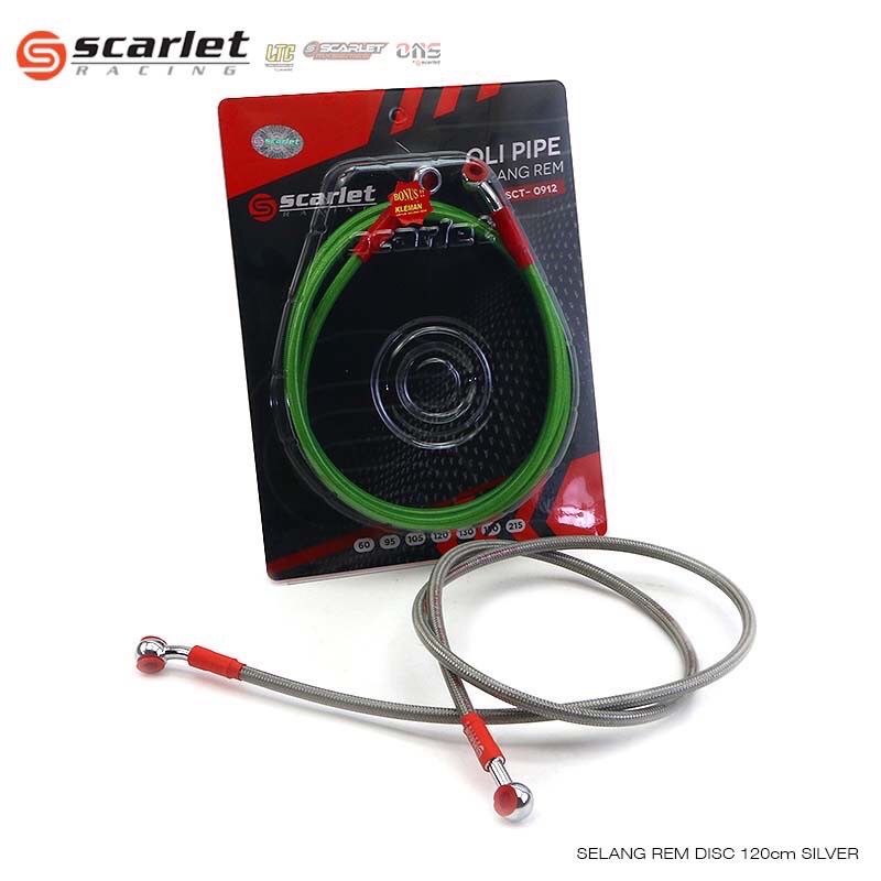 SELANG REM DEPAN 95CM DAN 120 CM UNTUK SEMUA MOTOR SCARLET RACING