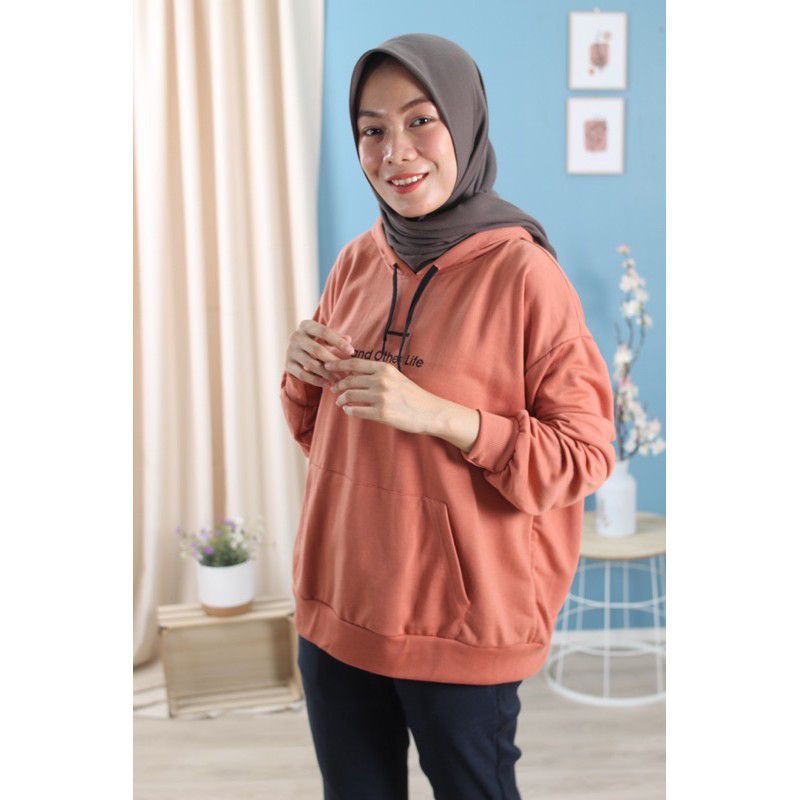 Simple hoodie  / Sweater hoodie wanita