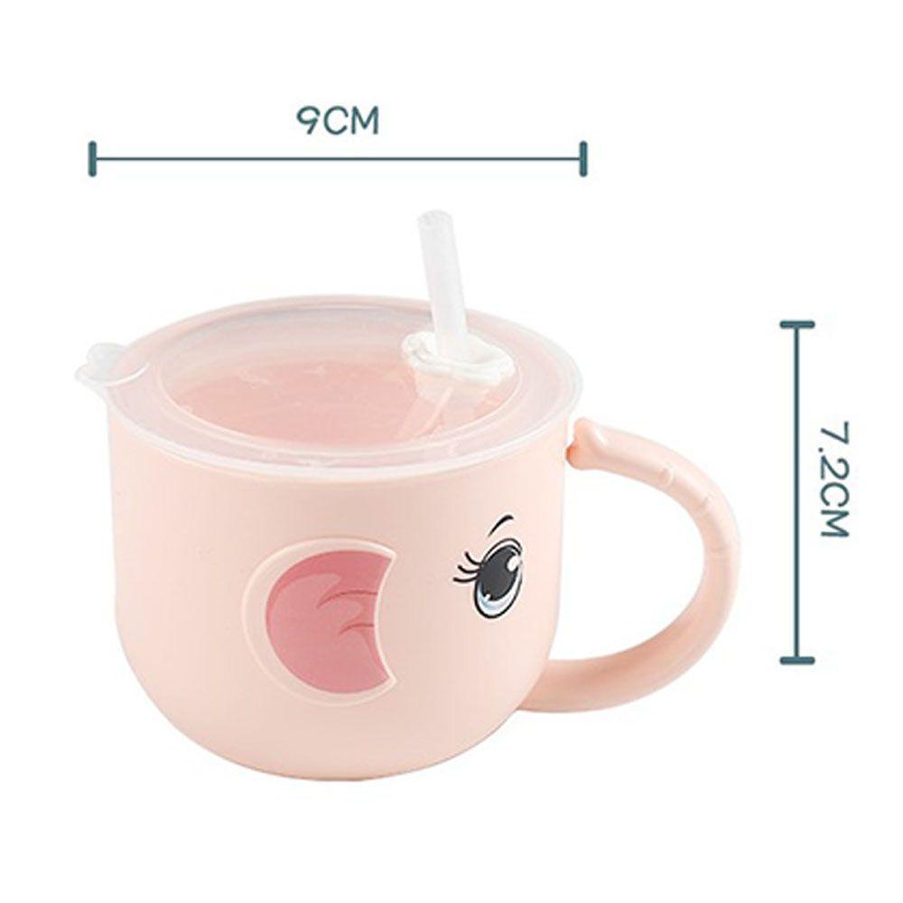 Solighter straw cup Anak Lucu Dengan Tutup Botol