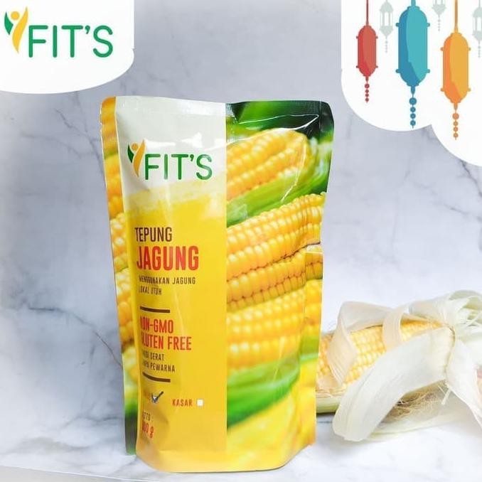 

Tepung Jagung (polenta) Fits Mandiri 500gr kemasan ekonomis Non GMO TERBATAS