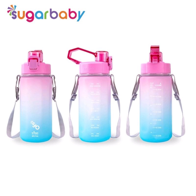 Sugarbaby tritan botol fit 2 in1 Rainbow 2000 ml