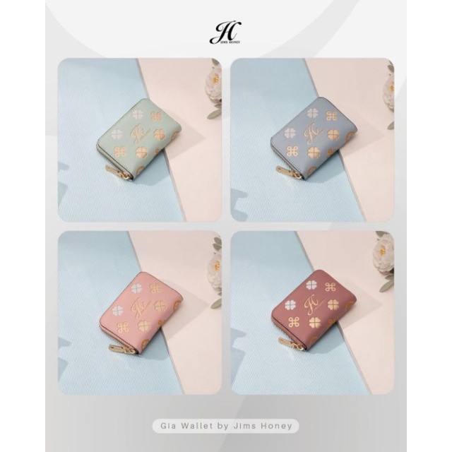 CARD HOLDER CANTIK UNIK LUCU BRANDED JIMS HONEY JH GIA WALLET DOMPET KARTU ATM NAMA DOMPET KECIL ANAK KADO ULTAH ANNIVERSARY PACAR ISTRI CEWEK PEREMPUAN UNIK ELEGANT CANTIK MURAH FEMINIM PROMO DISKON