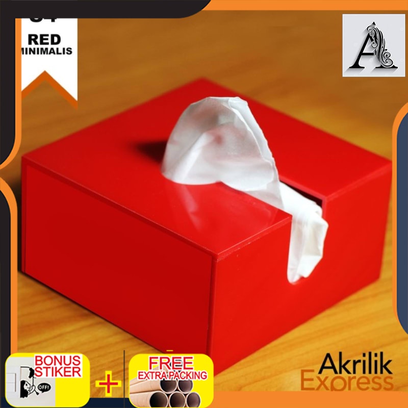

Terlaris Tempat tissue / Display tissue / Kotak tissue / Box tissue merah