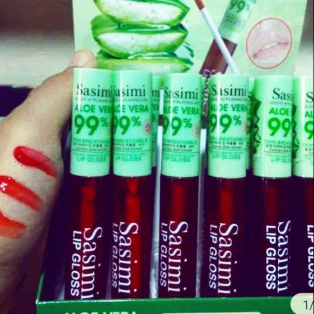 Liptint sasimi aloe vera.