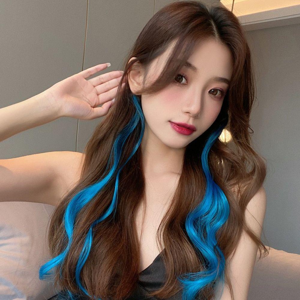 Mxbeauty Gradasi Hairpieces Gadis Hip Hop Rambut Ekstensi Gaya Punk Kepang Kotor Alat Styling Rambut