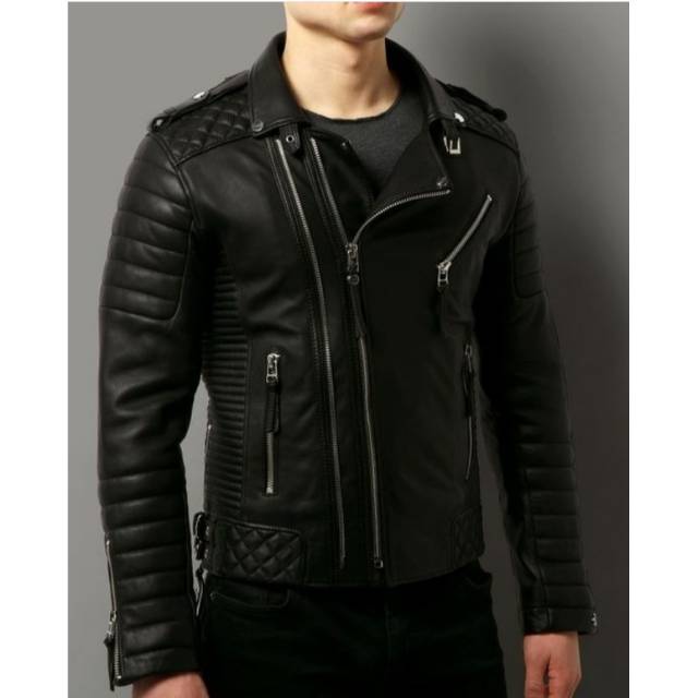 Jaket kulit pria / Jaket kulit domba super / jaket kulit asli /jaket bikers /jaket rock &amp; roll