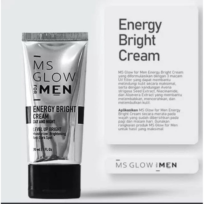 Ms Glow Energy Bright Cream Ms Glow For Men