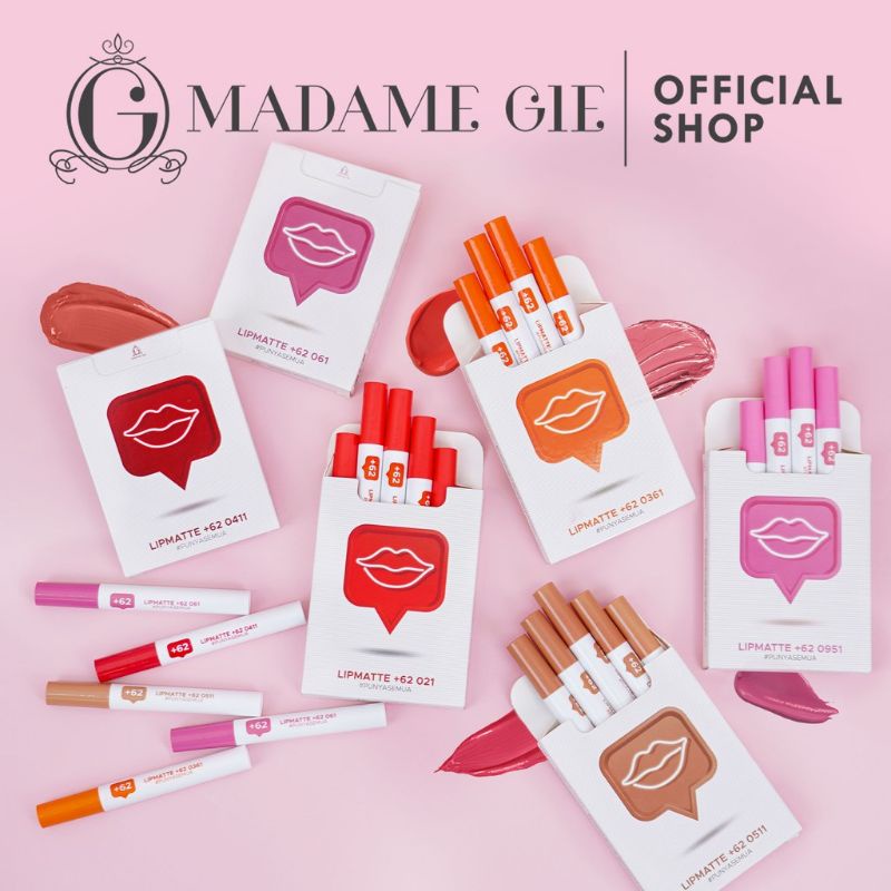 Madame Gie Lipmatte +62 | Lip Matte +62 | Lip Cream +62