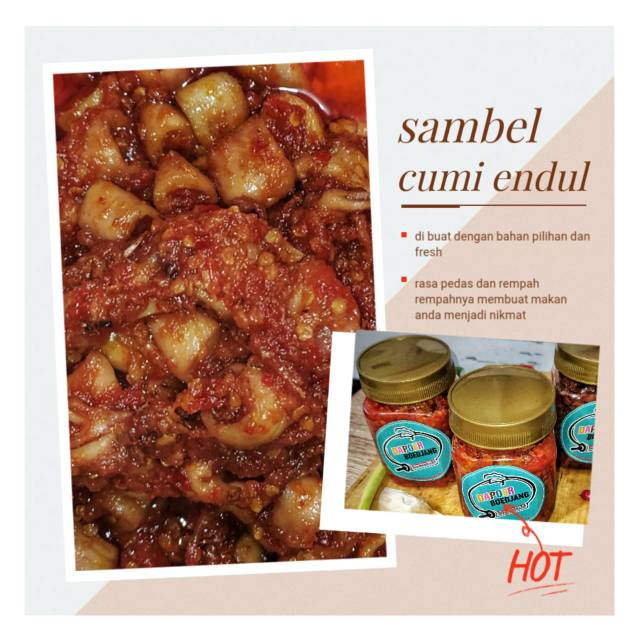 

Sambel cumi endul / cumi balado / sambel cumi