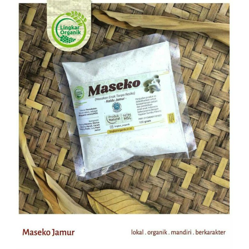 

maseko kaldu jamur lingkar organik 100 gr refill