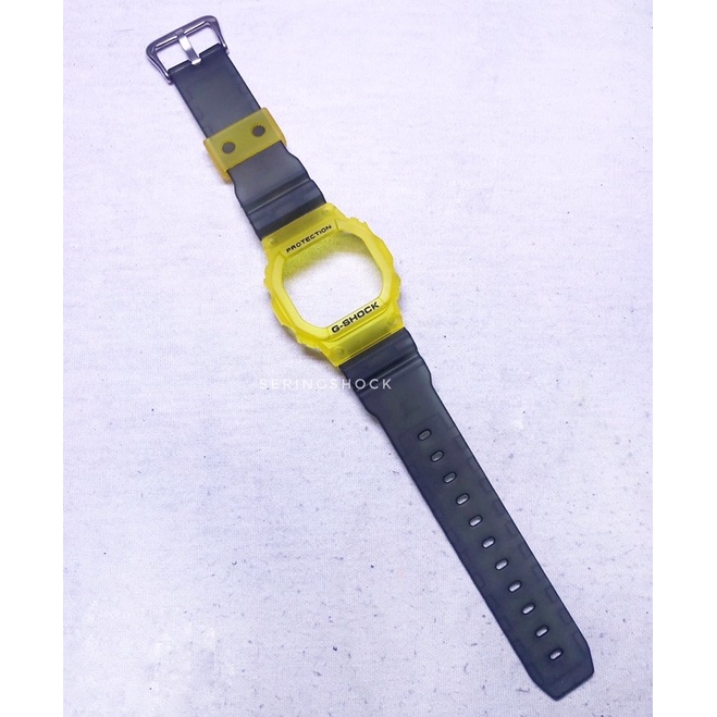 BNB Gshock DW5600 LEMON SMOKE Strap Besel Casio G-shock