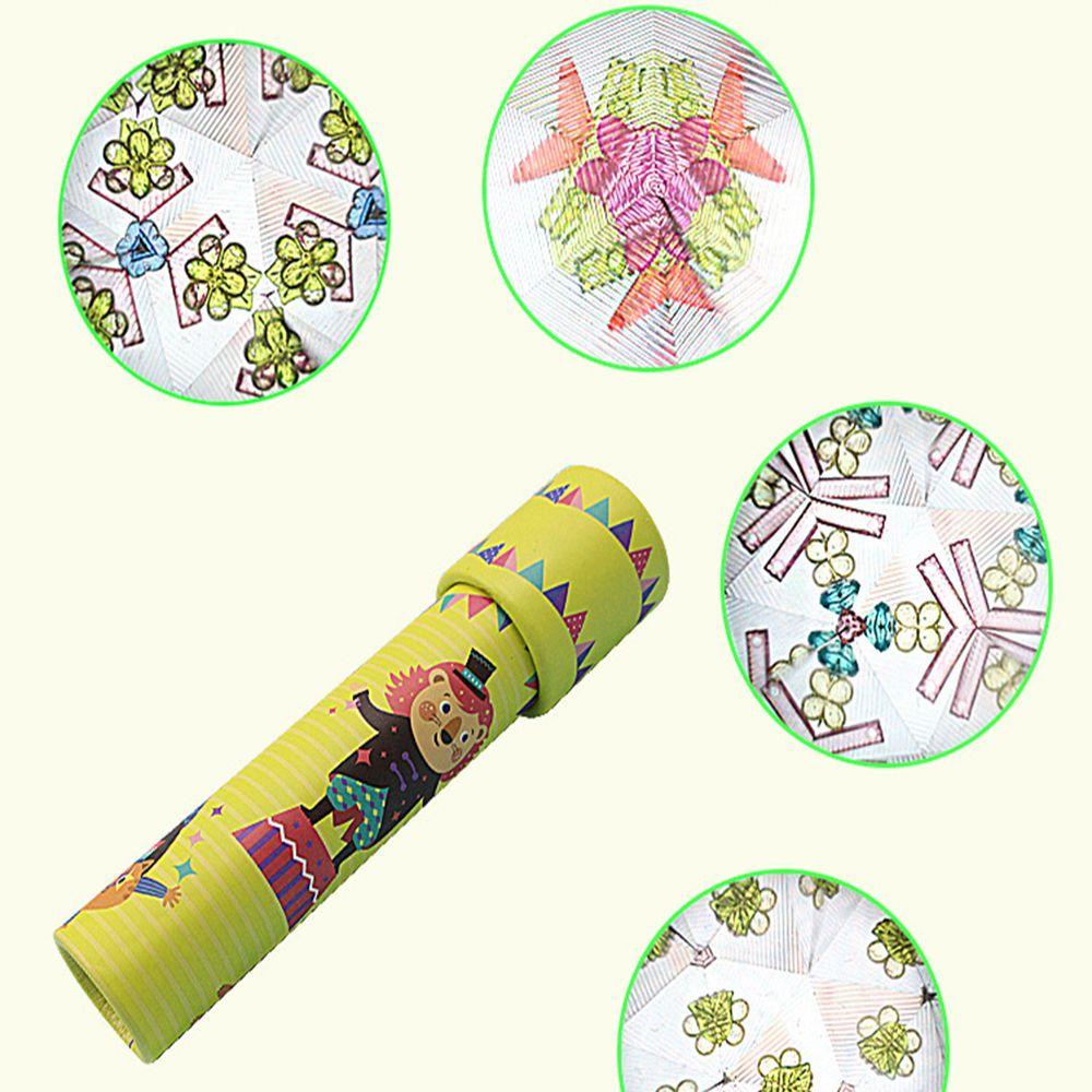 WONDER Warna Acak Kartun Kaleidoskop Anak Anak Perkembangan Sains Fancy Hadiah Ulang Tahun Magic Balita Sensory