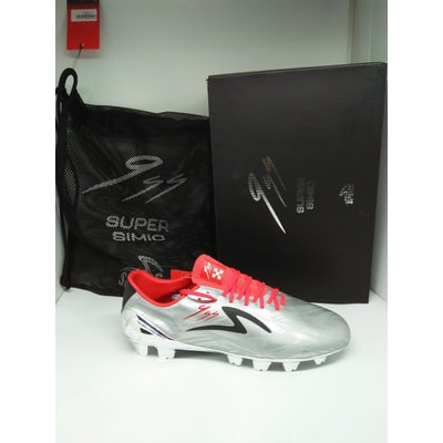 Sepatu bola specs original Accelerator Illuzion Simic SE Silver/red