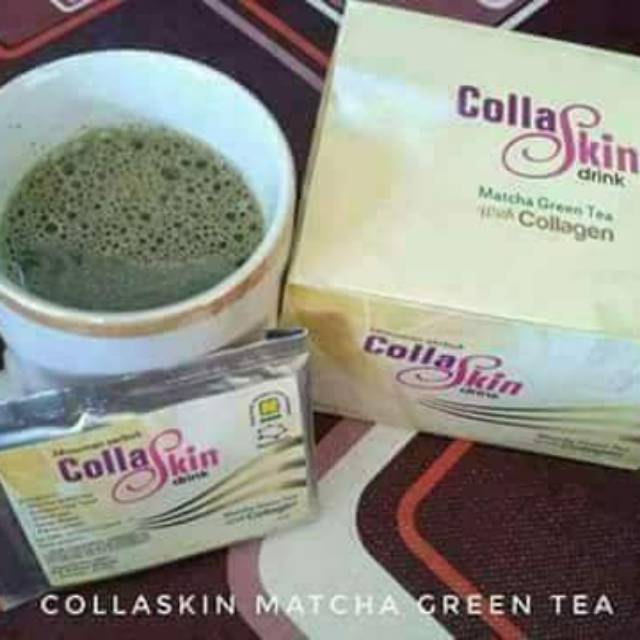 

Collaskin mactha green tea