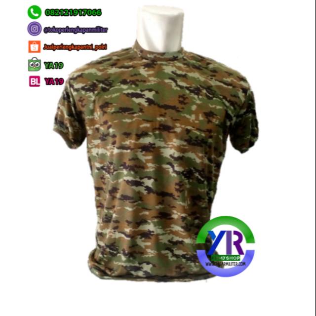 kaos loreng linud/kostrad