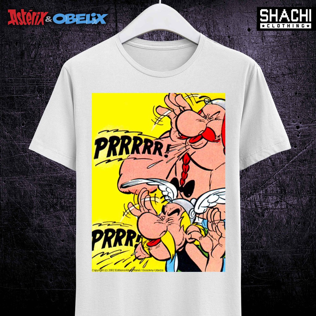 T Shirt Kaos Komik Jadul ASTERIX & OBELIX 12 - Premium White NSA