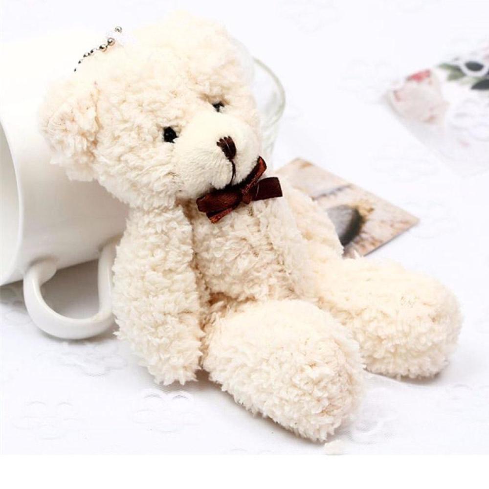 Timekey Boneka Stuffed Plush Beruang Teddy Mini 14CM Untuk Hadiah Natalpernikahan A5T1