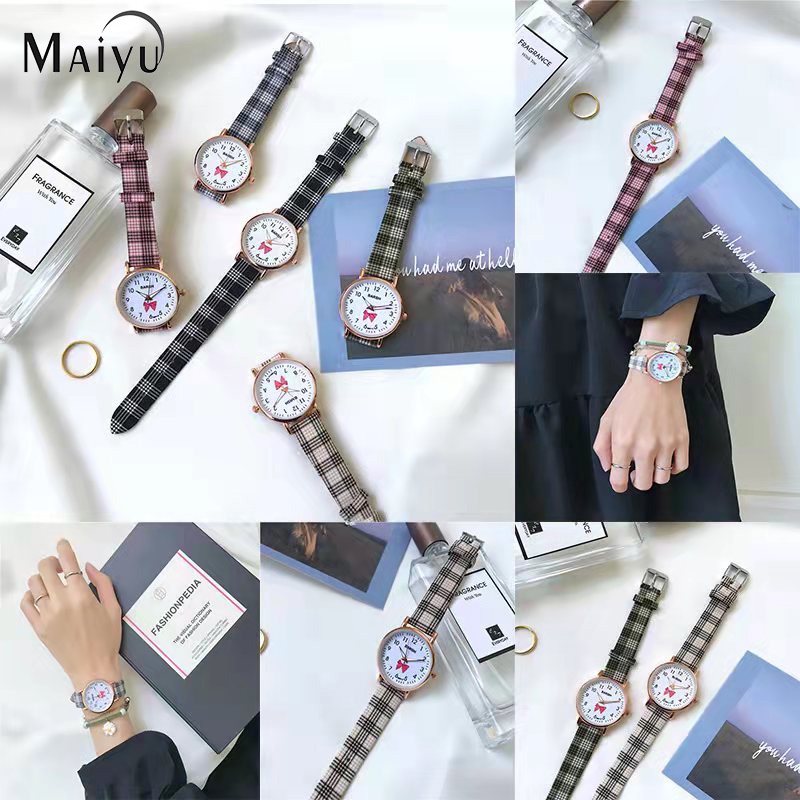 Jam Tangan Wanita A0128 Literary Simple Small Dial