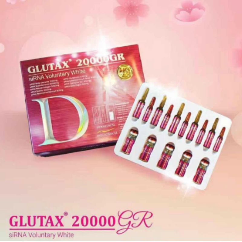 GLUTAX 20000gr ORIGINAL / OBAT INFUS WHITENING ORIGINAL MURAH