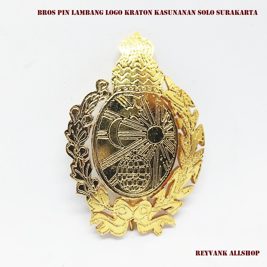 Bros Pin Lambang Logo Kraton Kasunanan Solo Surakarta Istimewa