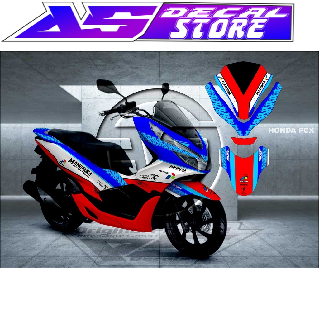 DECAL STIKER FULLBODY CUSTOM MANDALIKA MOTOR PCX