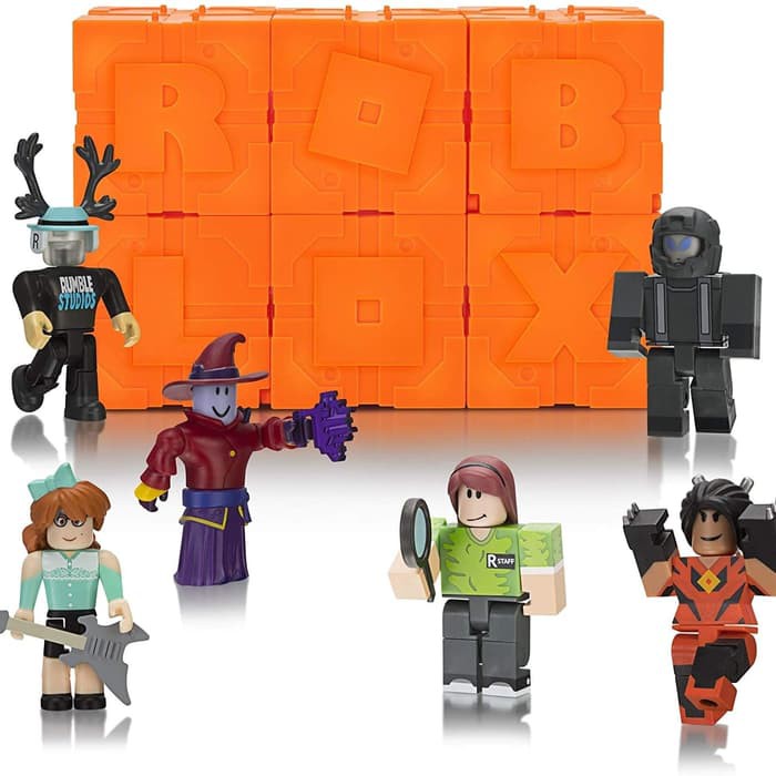 Ready Stock Roblox Mystery Fshopeeures Series 6 Blind Box - lot of 8 orange series 6 roblox blocks blind bag collection