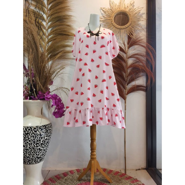 DASTER RUFFLE - DASTER MURAH - IRANI HOME DRESS- IRANI DRESS- DRESS BUSUI- DRESS KANCING- DRESS BUSU