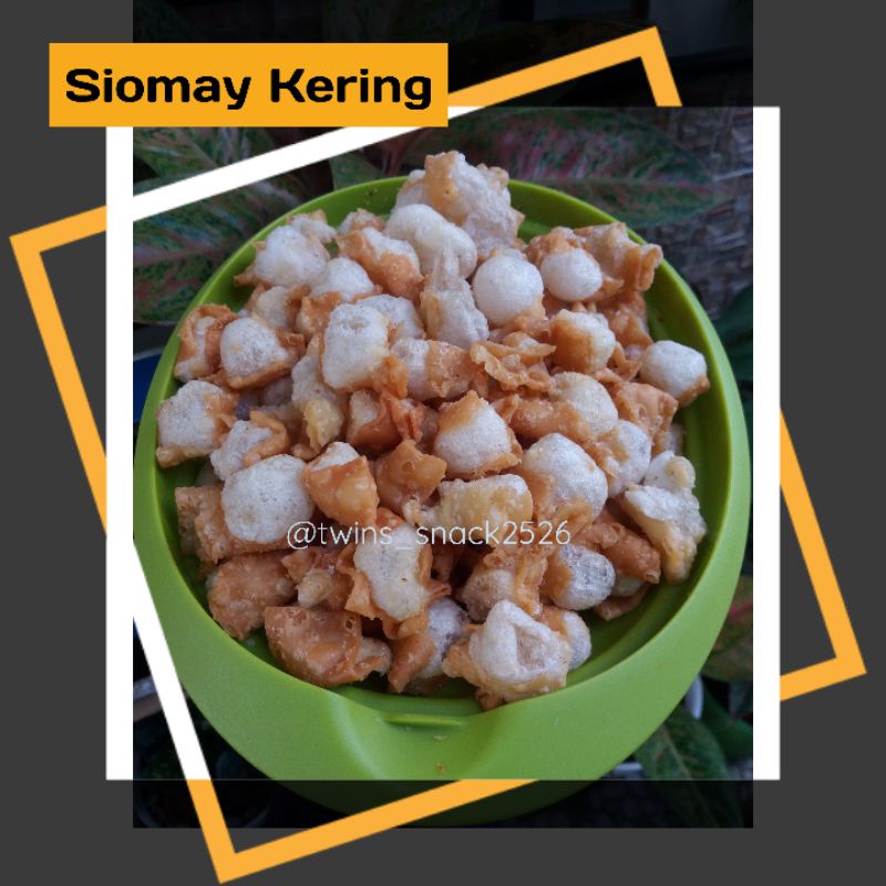 

(COD)SIOMAY KERING MINI ORIGINAL /balado 500gr terenak,termurah