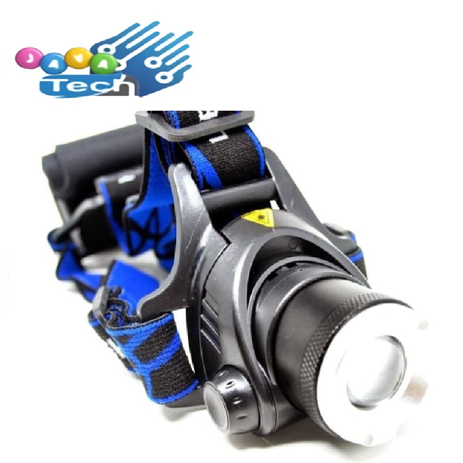 Paket Senter Kepala TaffLED Zoom High Power Headlamp Cree XML-T6 HD-LD