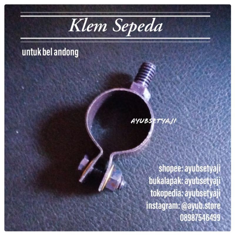 klem bel andong klem speda ontel lonceng kuningan klintingan krincingan antik bel sepeda penyangga