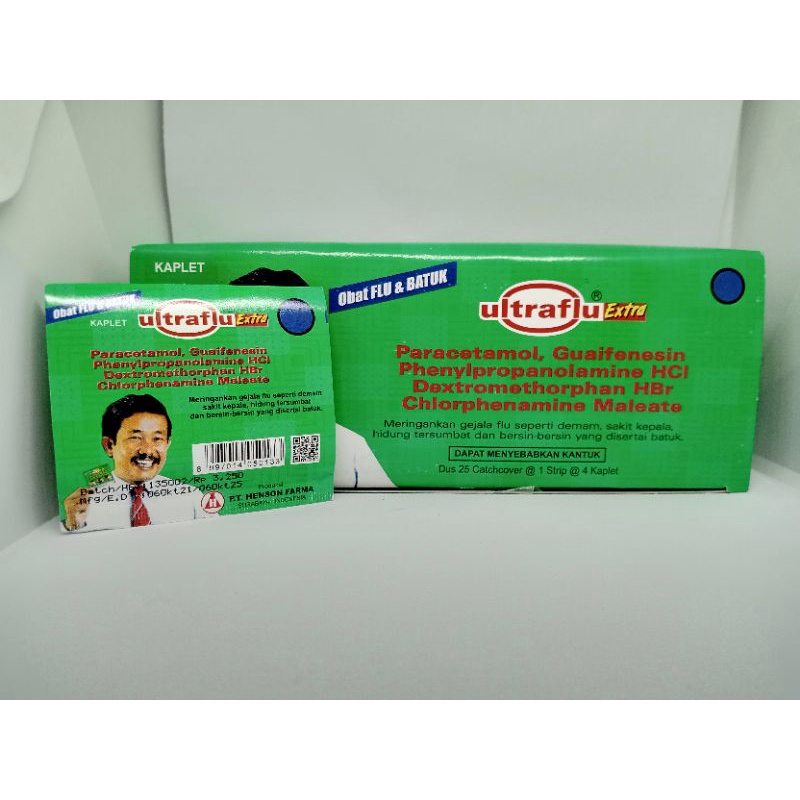 ULTRAFLU EXTRA 1 STRIP ISI 4 KAPLET - ED 01/2027