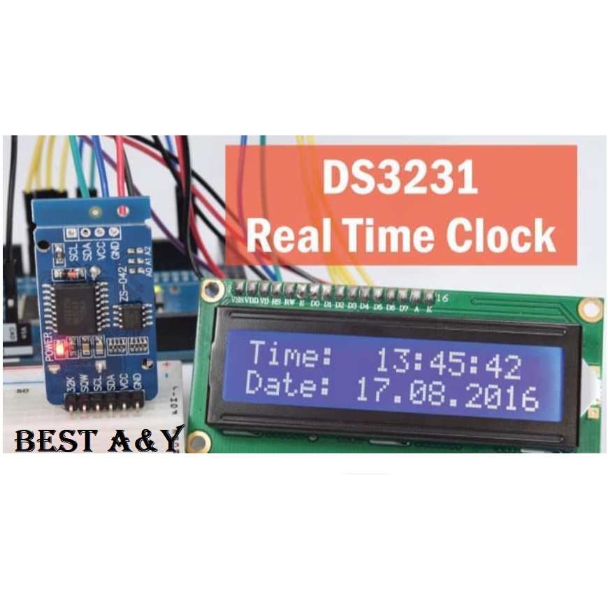 Modul Real-Time Clock DS3231 IC AT24C32 IIC Presisi RTC