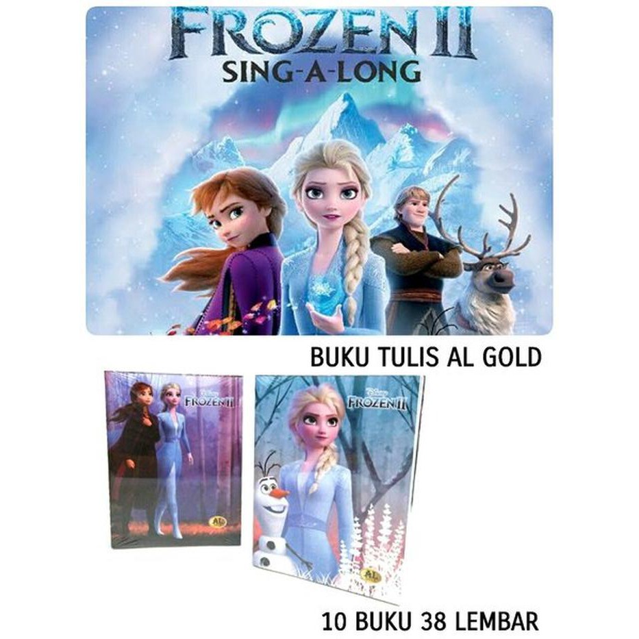 

Unik limited stock BUKU TULIS KARAKTER FROZEN II AL GOLD 10 BUKU ISI 38 L Diskon