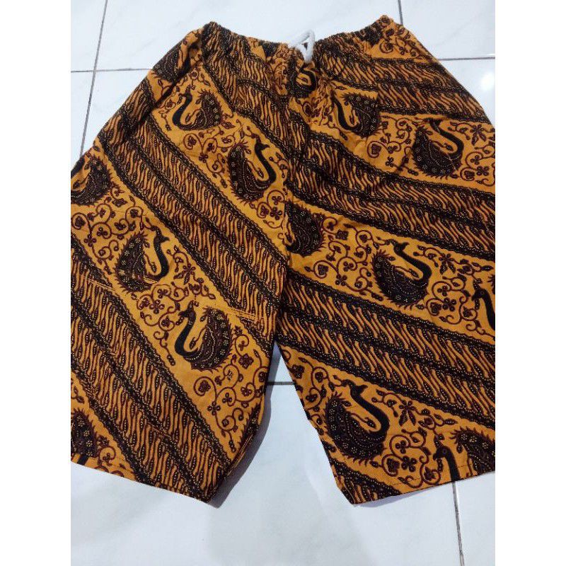 CELANA PENDEK BATIK CELANA COLOR BATIK DEWASA PRI WANITA