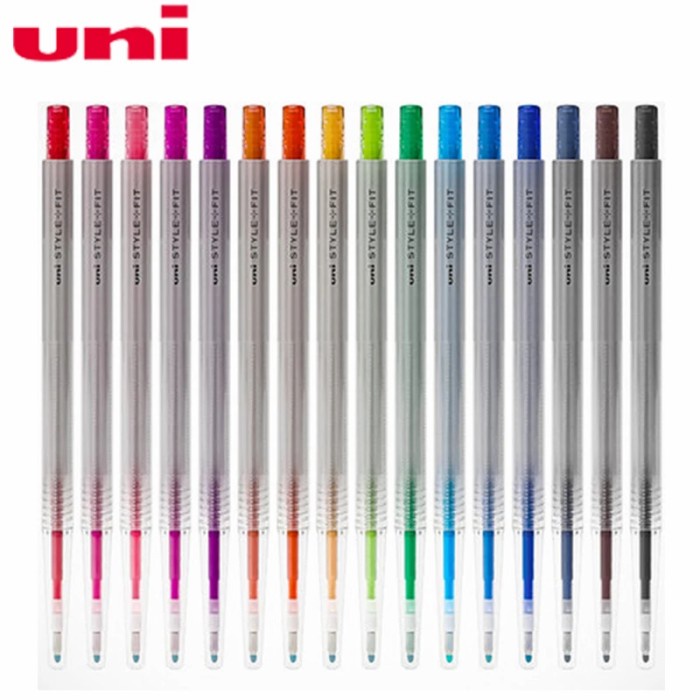 

Eklusif Uni Style Fit Single Color Slim Gel Pen-0,38Mm Refillable Hot Sale