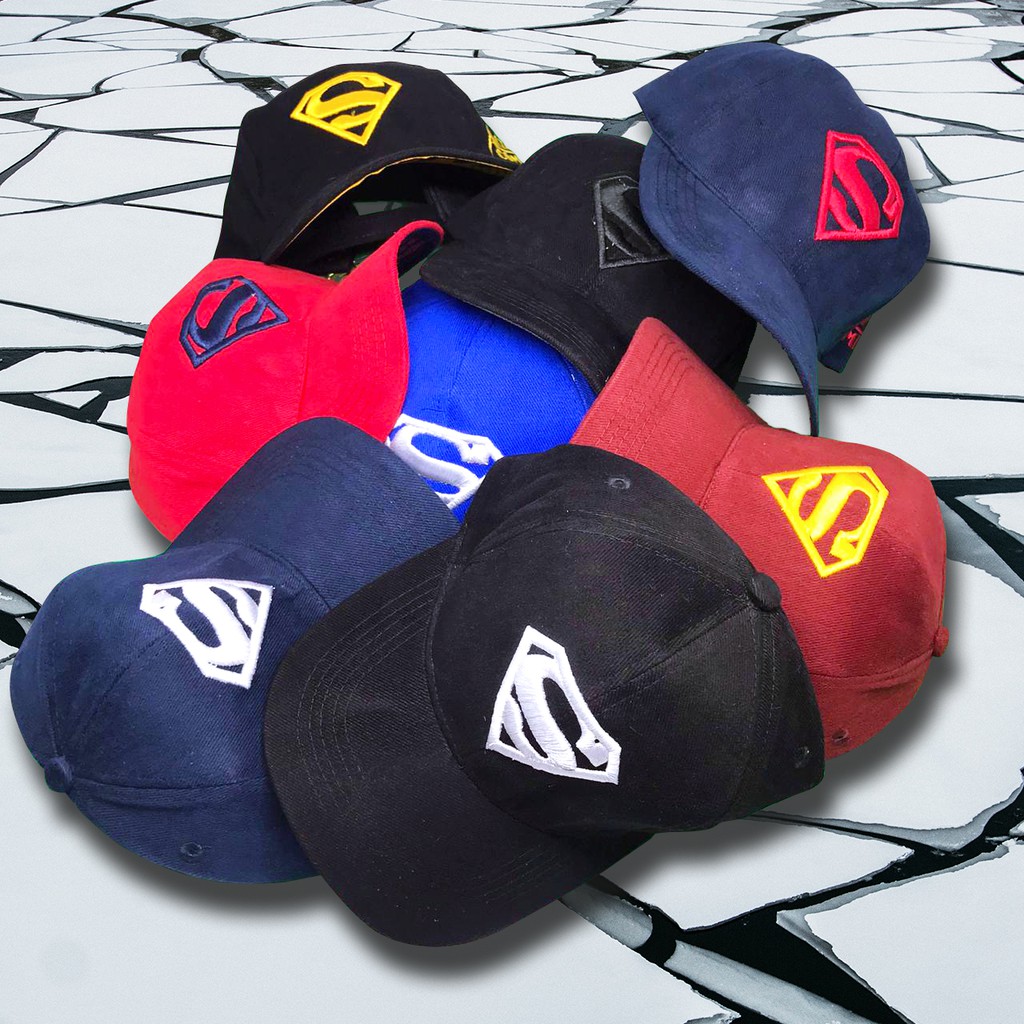 Topi Baseball Topi Superman Bordir Super Rapih Setelan Cakop