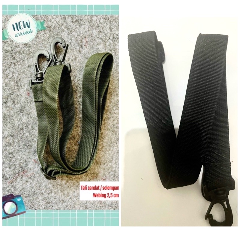 tali sandat / selempang tas / pengait tas / untuk ransel tni punggung