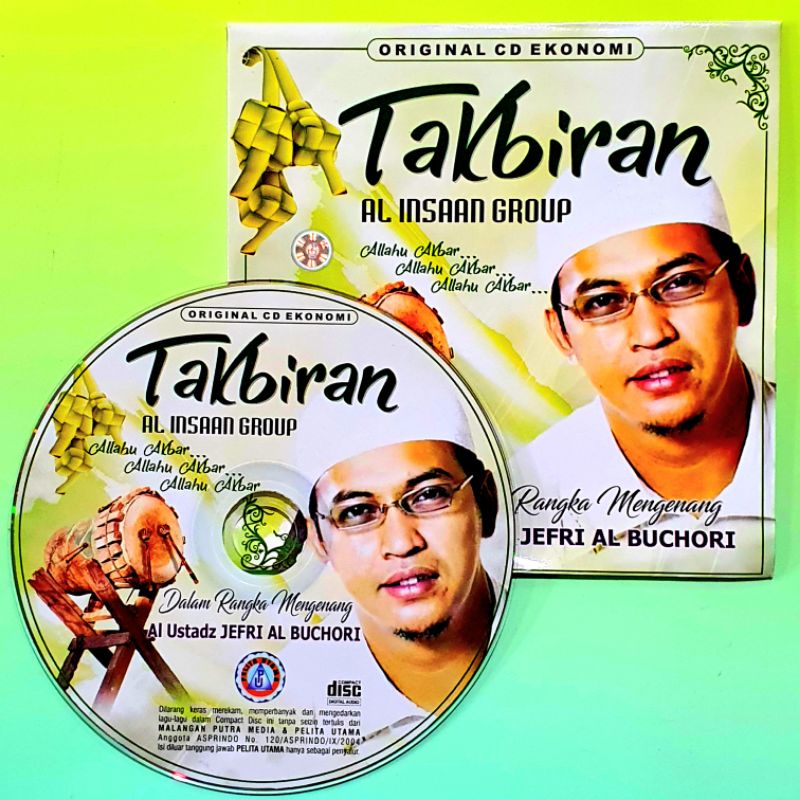 KASET ORIGINAL CD AUDIO MUSIK TAKBIRAN AL INSAAN GROUP - TAKBIR BERSAMA USTAD UJE - TAKBIRAN AL USTA