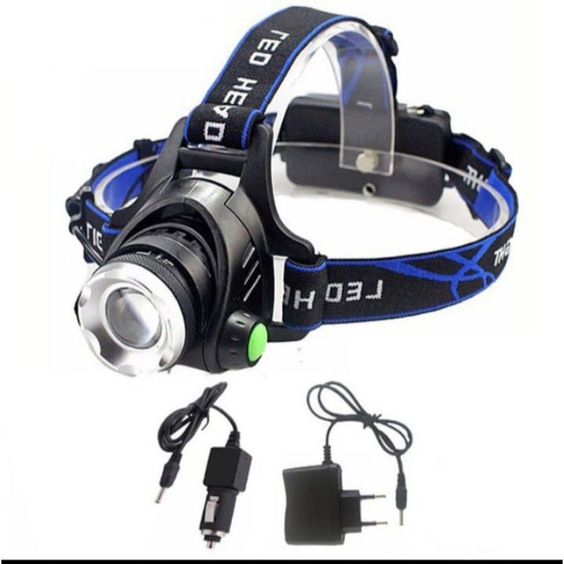 TaffLed High Power Headlamp LED Cree XML T6 + Charger