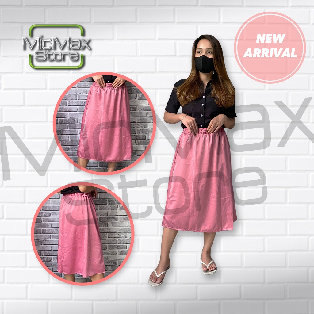 Rok Midi Wanita Korea Haris Go Style Skirt Rok Wanita Selutut Size L