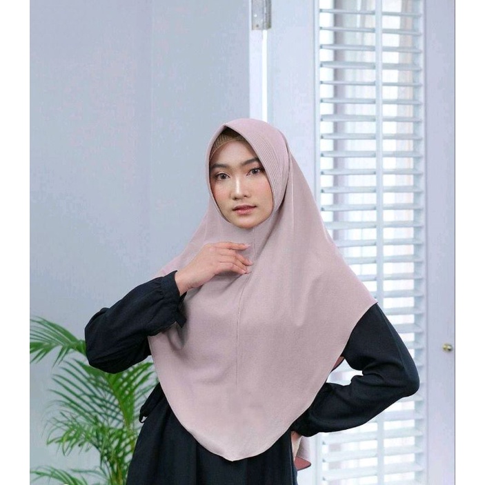 Jilbab Bergo Kamila Jersey / Hijab Instan / Jilbab Jersey Menutup Dada / jilbab instan Jersey