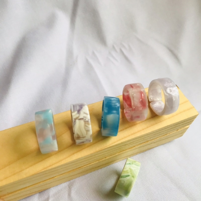 Sky ring ( Cincin akrilik / Cincin resin / Cincin korea / cincin vintage )