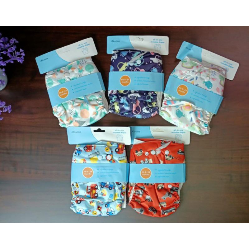 Cloth diapers 1 insert - popok bayi sekali pakai