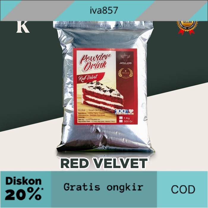 

PROMO Bubuk Minuman Premium Red Velvet Javaland Grande 1kg GRATIS ONGKIR
