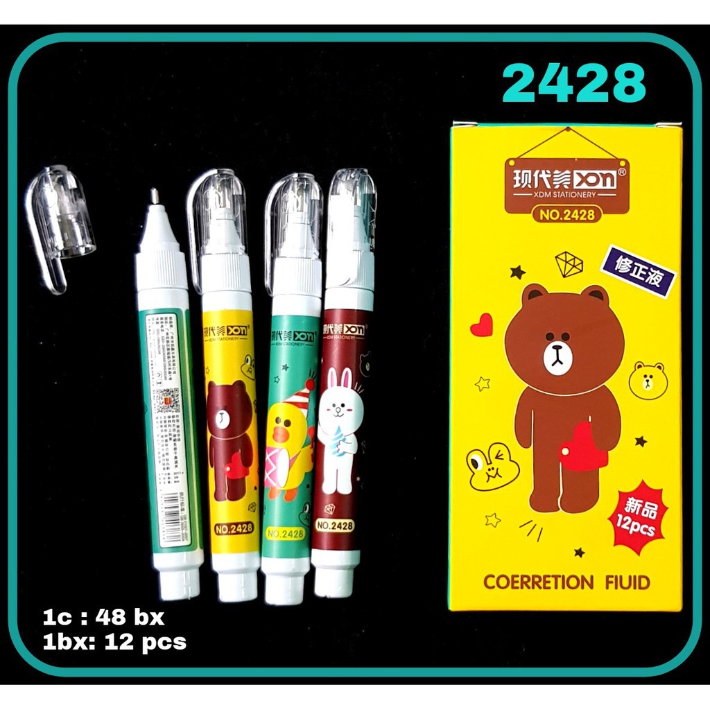 Jual Tipe x tip ex KARAKTER LUCU LINE / Correction Pen / Tipex Cair